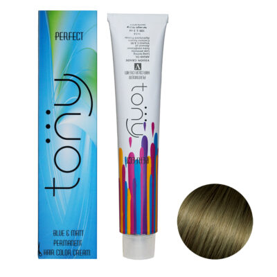 رنگ مو تونی سری زیتونی شماره 7.2 حجم 100 میلی لیتر رنگ بلوند زیتونی متوسط